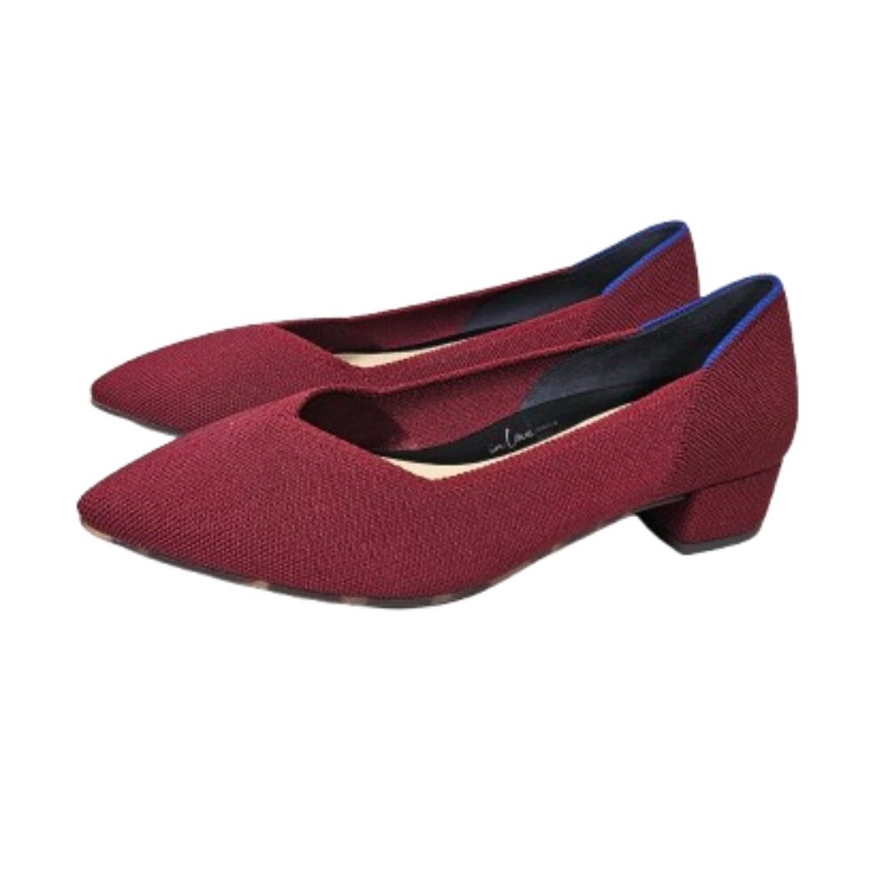 Rothy's The High Point Autumn Red Heels Women's Size 9 NWOT